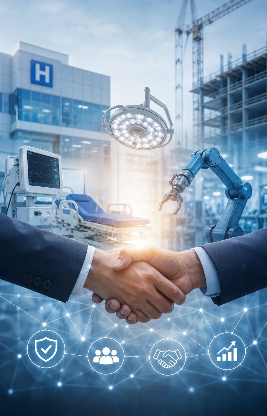 Healthcare technology, medical equipment and industrial partnership